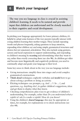 Carol Read’s 101 Tips for Teaching Primary Children - фото 9