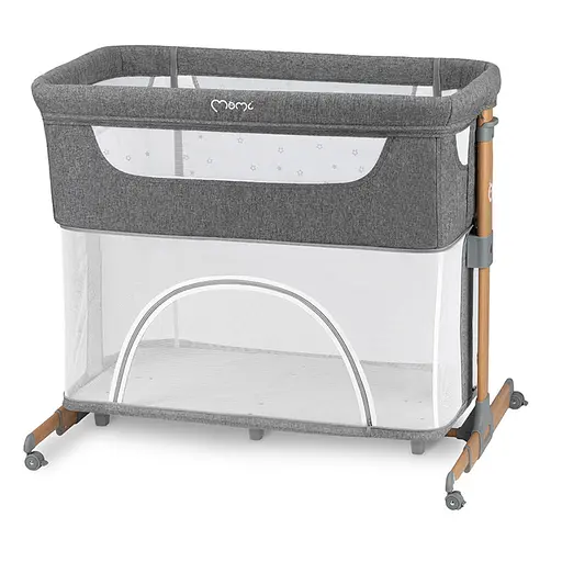 Кроватка детская прямоугольная MoMI Smart Bed 4in1 Grey (ŁÓŻE00002) - фото 2