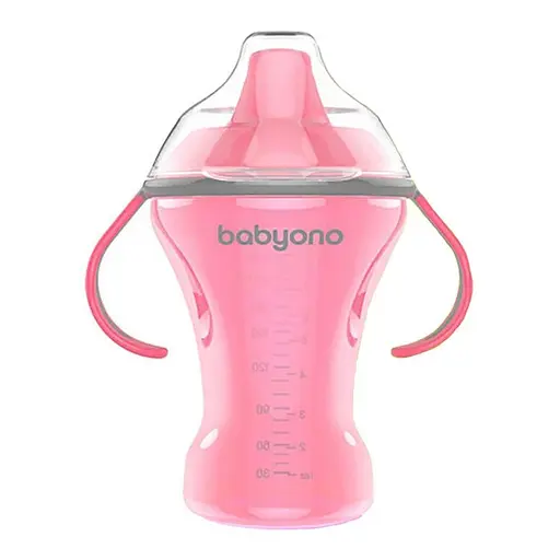 Поилка непроливайка с жестким носиком 260 мл. 6+ "Natural nursing" Babyono - фото 1
