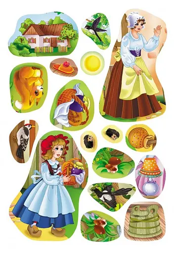 Книга Червона шапочка. Казки з наліпками. 29 наліпок (Пегас) - фото 4