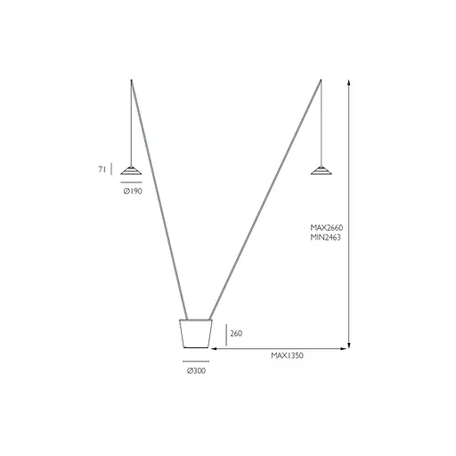 Торшер Skarlat RLL8110 2×10W BK 4000K - фото 3