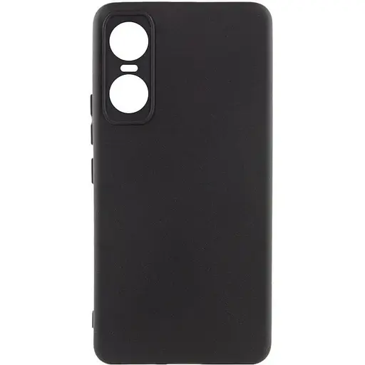 Чехол Silicone Cover Lakshmi Full Camera A для Tecno Pop 6 Pro Черный / Black