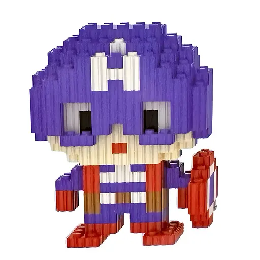 Детский конструктор Magic Blocks Капитан Америка на 560 деталей (MW-04) - фото 2