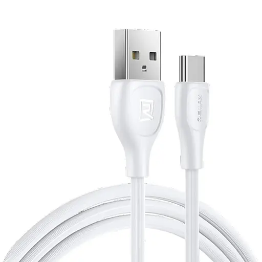 Кабель Remax Lesu Pro USB 2.0 to Type-C 2.1A 1 м белый (RC -160a-w) - фото 1