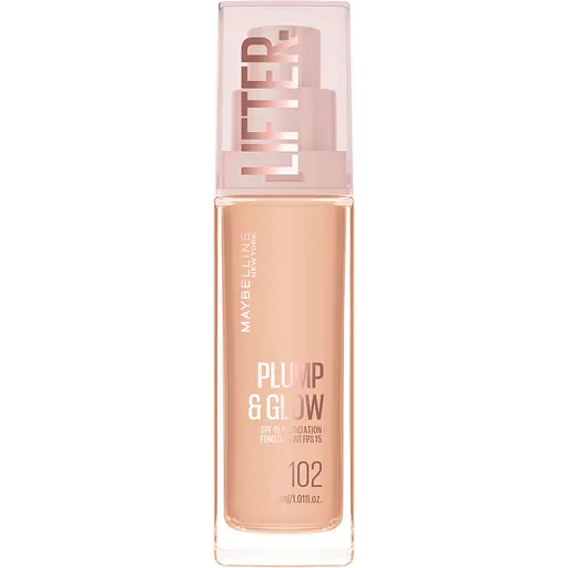 Тональний крем Maybelline New York Lifter №102 з SPF15 для наповнення та природного сяяння шкіри 30 мл
