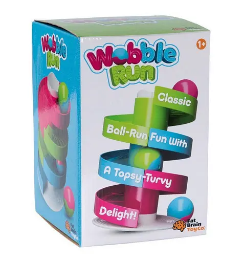 Развивающая игрушка Dimple Трек-балансир для шариков Fat Brain Toys Wobble Run F273ML - фото 4