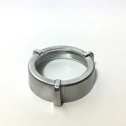 Накатная гайка на корпус шнека для мясорубки Bosch, кухонный комбайн Bosch MUM4*, MUM5*, 050365 (00050365) - фото 4