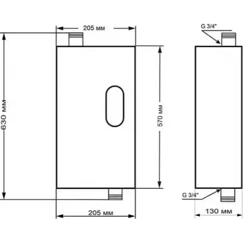Электрический котел Warmly WCSMG PREMIUM 3 кВт 220В симистор Philips с насосом и группой безопасности (Pmg23257) - фото 3