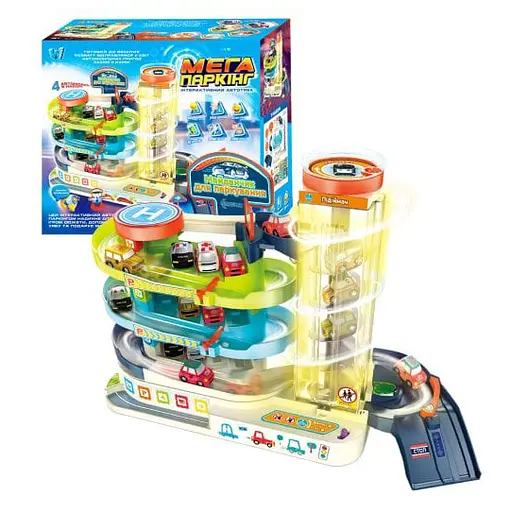 Автотрек інтерактивний WToys з машинами 