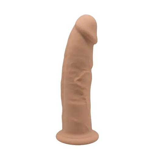 Фалоімітатор SilexD Silicone Dildo Model 2 Size 7.5" 19 см тілесний - фото 3