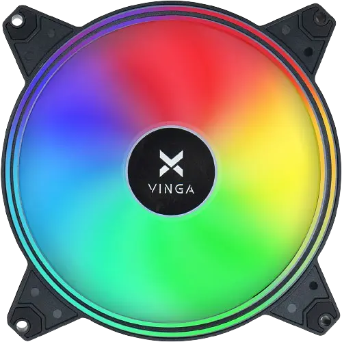 Вентилятор Vinga RGB fan-11 Black