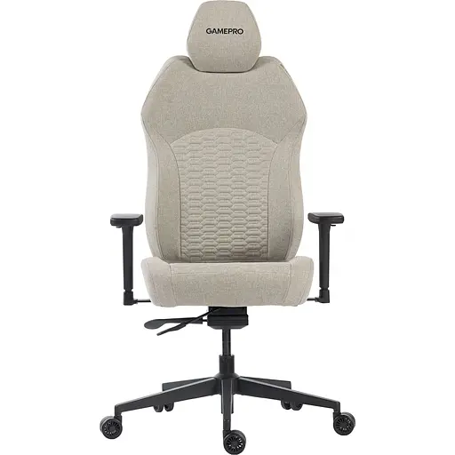 Геймерское кресло GamePro GC760LG Fabric Light Gray [148903] - фото 9