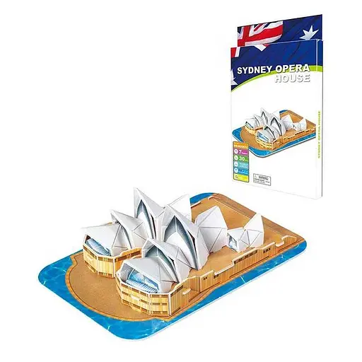 Пазли 3D HS-M 20612 "Sydney Opera House" 30 деталіей, в коробці (6969204271217) - фото 1