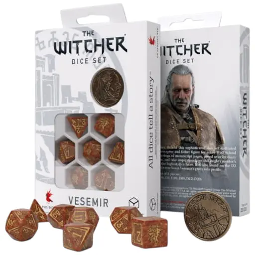 Набір кубиків The Witcher Dice Set. Vesemir - The Wise Witcher , 7 шт. (SWVE4Y)