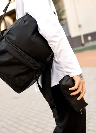 Чоловічий рюкзак Sambag BRIX PJT CLASSIC чорний 40 х 27 х 15 см (11711065m) - фото 7