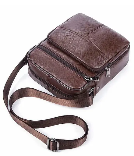 Чоловіча шкіряна сумка Vintage 17х23х5,5 см sum0012346 - фото 6