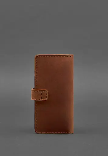 Кожаный портмоне 7.0 светло-коричневый Crazy Horse - фото 5