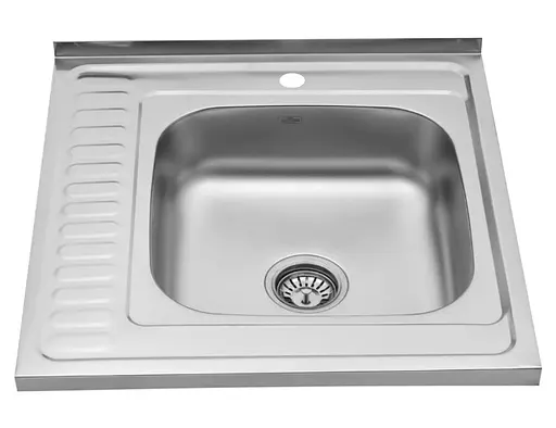 Кухонная мойка Kroner KRP Dekor - 6060R (0,6 мм) (CV022813) - фото 3