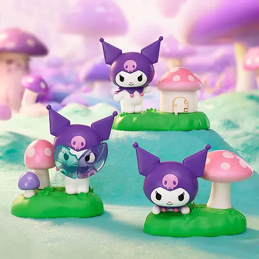 Игрушка-сюрприз Pop Top Kuromi – Сад грибочков механическая в ассортименте (25MDL-001) - фото 4