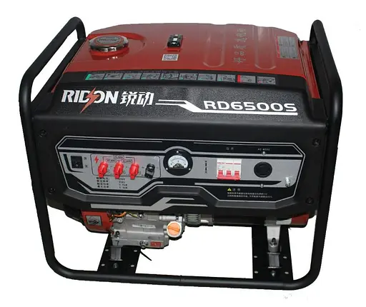 Бензиновий генератор EF Power 5,0/5,5 кВт, трифазний, ручний запуск (RD6500S) - фото 1