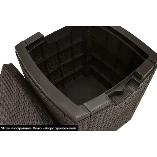 Набор садовой мебели Bica Lido terrace серо-бежевый - фото 6