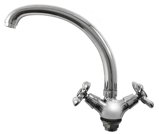 Смеситель для кухни буксовый гайка Frap 1/10 F42731-B (H731) Хром - фото 1