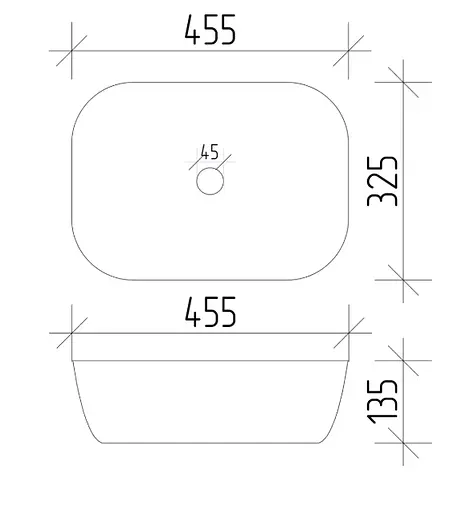 Умивальник VBI Ravenna white black edge накладний VBI-011224, Білий - фото 2