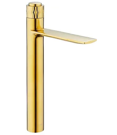 Смеситель для умывальника Mexen Zero+ gold высокий MEX-71610-50 Золотой - фото 1