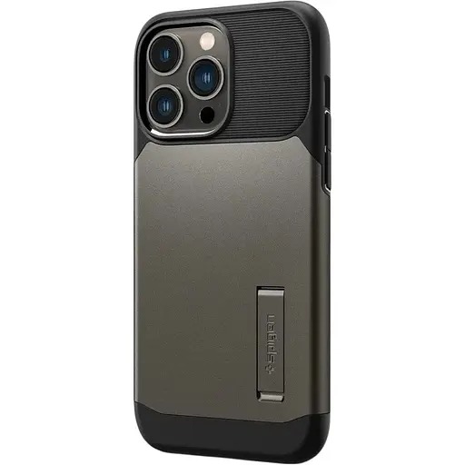 Оригинальный противоударный чехол Spigen Slim Armor (MagFit) MagSafe для iPhone 14 Pro Max (6.7") Gunmetal (ACS04646)