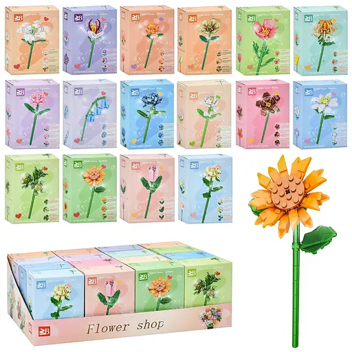 Конструктор Квітка, 9119, від 80 деталей, (В асортименті) - фото 2