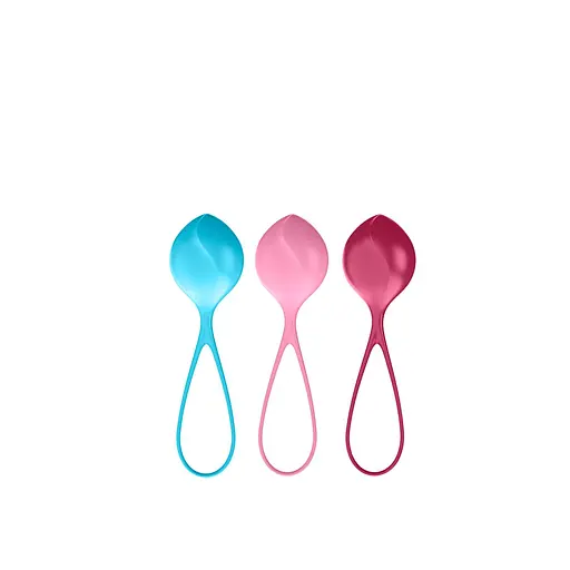 Вагинальные шарики Satisfyer Strengthening Balls, 3 шт., разноцветный - фото 4