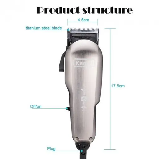 Машинка Kemei Km-1030 для стрижки волосся - фото 7