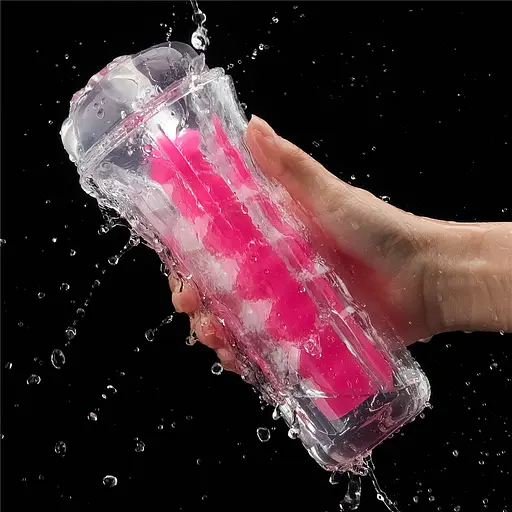 Мастурбатор Lovetoy Lumino Play Masturbator 8.5" рожевий - фото 10