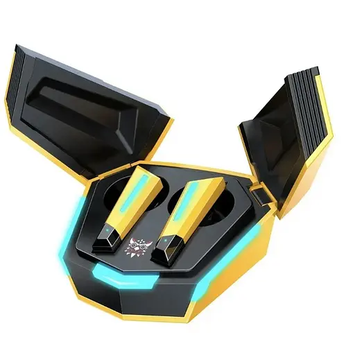 Навушники Onikuma Bluetooth T32 жовті - фото 3