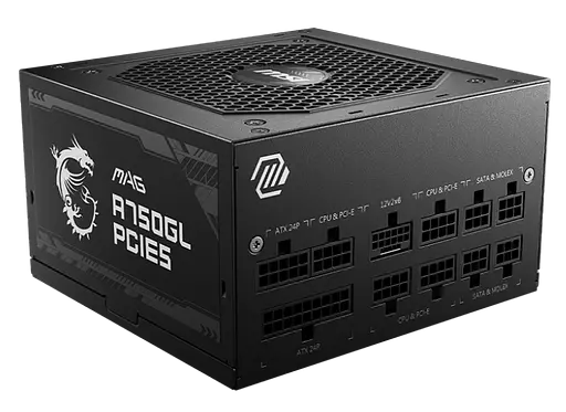 Блок питания MSI MAG A750GL PCIE5 750W 80+ Gold (MAG A750GL PCIE5) - фото 3