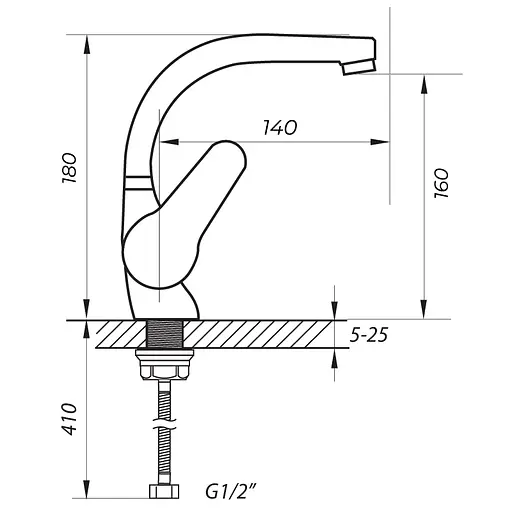 Смеситель для умывальника Zerix SOP1 146 ZX0189 Хром - фото 2