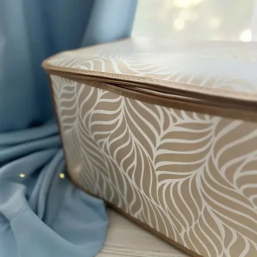 Короб складаний Handy Home Nature на блискавці 40x30x25 см бежевий (ESH22L) - фото 6