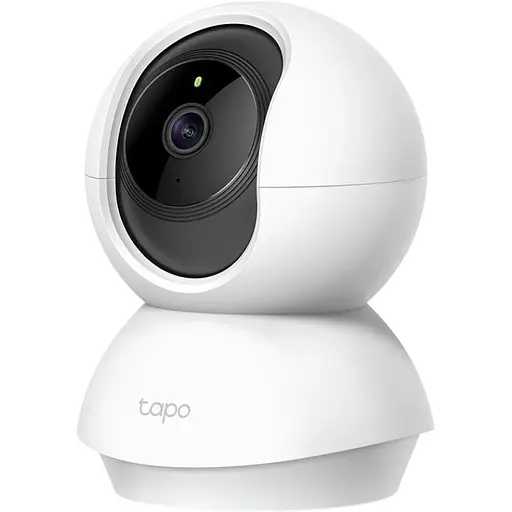 IP-камера TP-Link Tapo C210, White, 3 Мп (2304x1296/15 fps), 1/2.8" CMOS, H.264, f/2.4, f=3.83 мм, Wi-Fi (2.4 GHz), угол обзора до 360°/ 114° по горизонтали/вер нм до 9 м