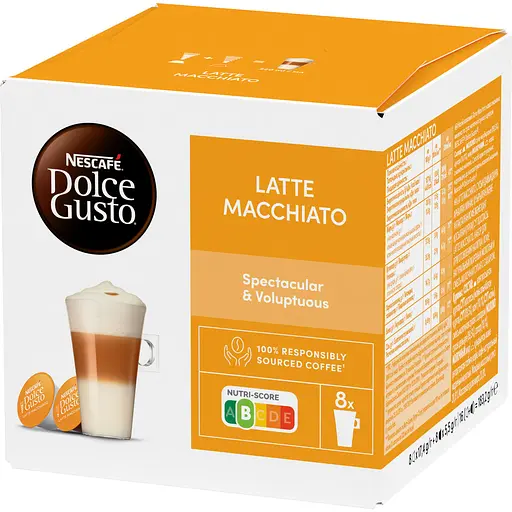 Уцінка. Кава в капсулах NESCAFE Dolce Gusto Latte Macchiato 16 шт. 183.2 г  - фото 6
