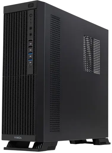 Корпус Vinga CS322B 400W Black - фото 1