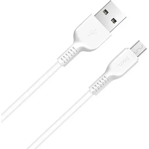 Кабель Hoco X20 Flash Micro charging cable L-2 м Белый