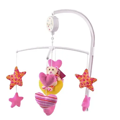 Музыкальный мобиль на кроватку Звездный мишка IK61