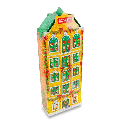 Набір подарунковий Новорічний будиночок Roshen 729 г - фото 2