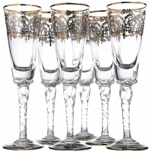 Набір келихів для шампанського Lora Палермо 215 мл 6 шт. NGC84SETCHAMP