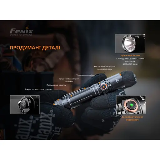 Фонарь ручной Fenix ​​PD35 V3.0 - фото 12