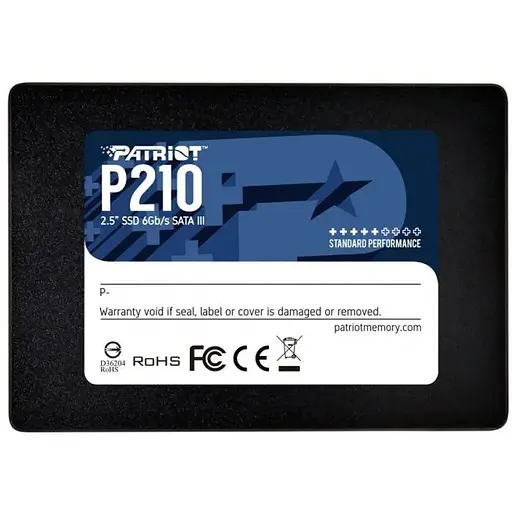 Твердотільний накопичувач SSD 256Gb Patriot P210 SATA3 2.5" 3D TLC (P210S256G25) - фото 1