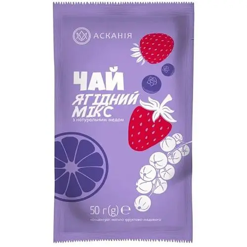 Чай саше Аскания Ягодный Микс 50г - фото 1