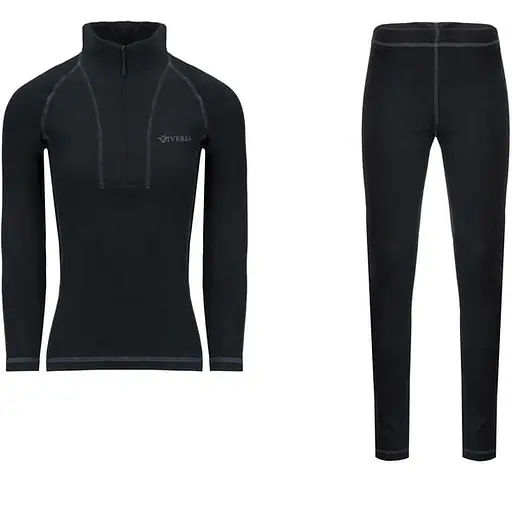 Комплект термобілизни Viverra W Soft Warm ZIP Black XS (1102-РБ-2230157)