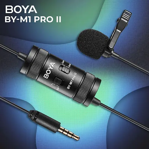 Мікрофон Boya BY-M1 Pro II Black (BY-M1 Pro II) - фото 6
