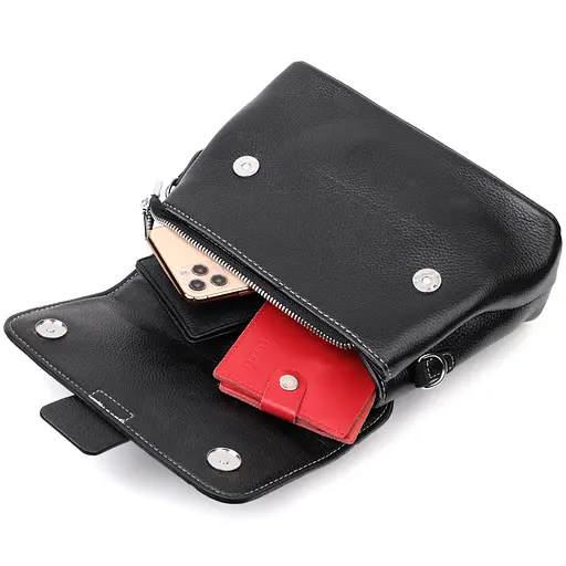 Кожаная сумка женская Vintage 24.5х17.5х10 см sum0024812 - фото 5